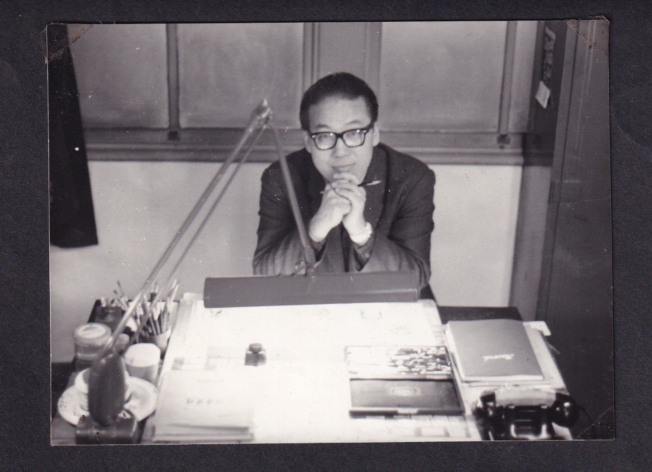 울산공업쎈터 건설준공기념우표 스케취 2점