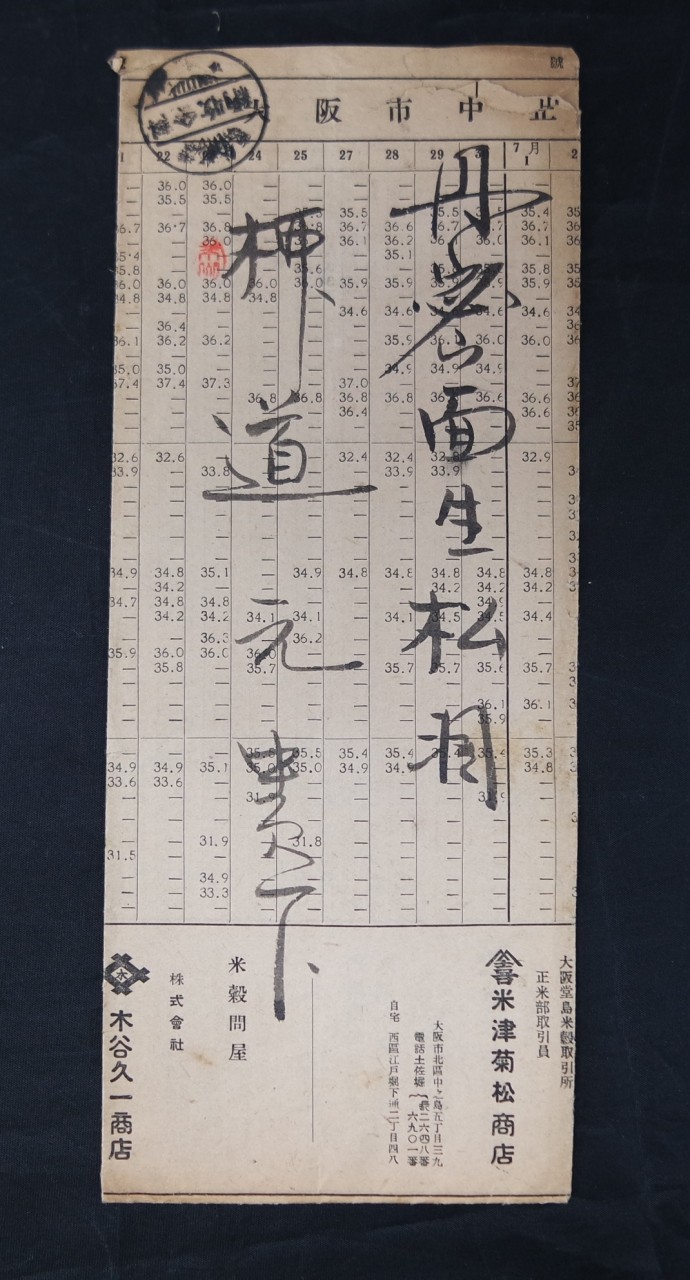 料金收納印 實遞(요금수납인 실체) 11매 일괄