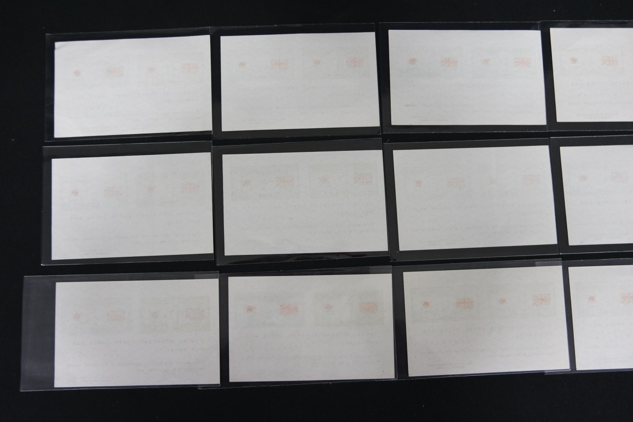 1951년 6.25 참전 기념 시트 (영국) 15매