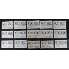 1951년 6.25 참전 기념 시트 (영국) 15매