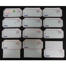 220원 남대문 항공서간 12매 일괄자료