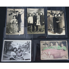 1960년대~1970년대 사진관촬영 기념사진 5매 일괄