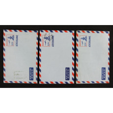 37원 다보탑 항공서간 3매 일괄