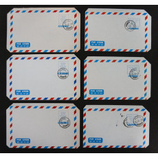 사제 항공서간  6매 일괄