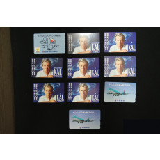 8090년도 일본 전화카드 10매